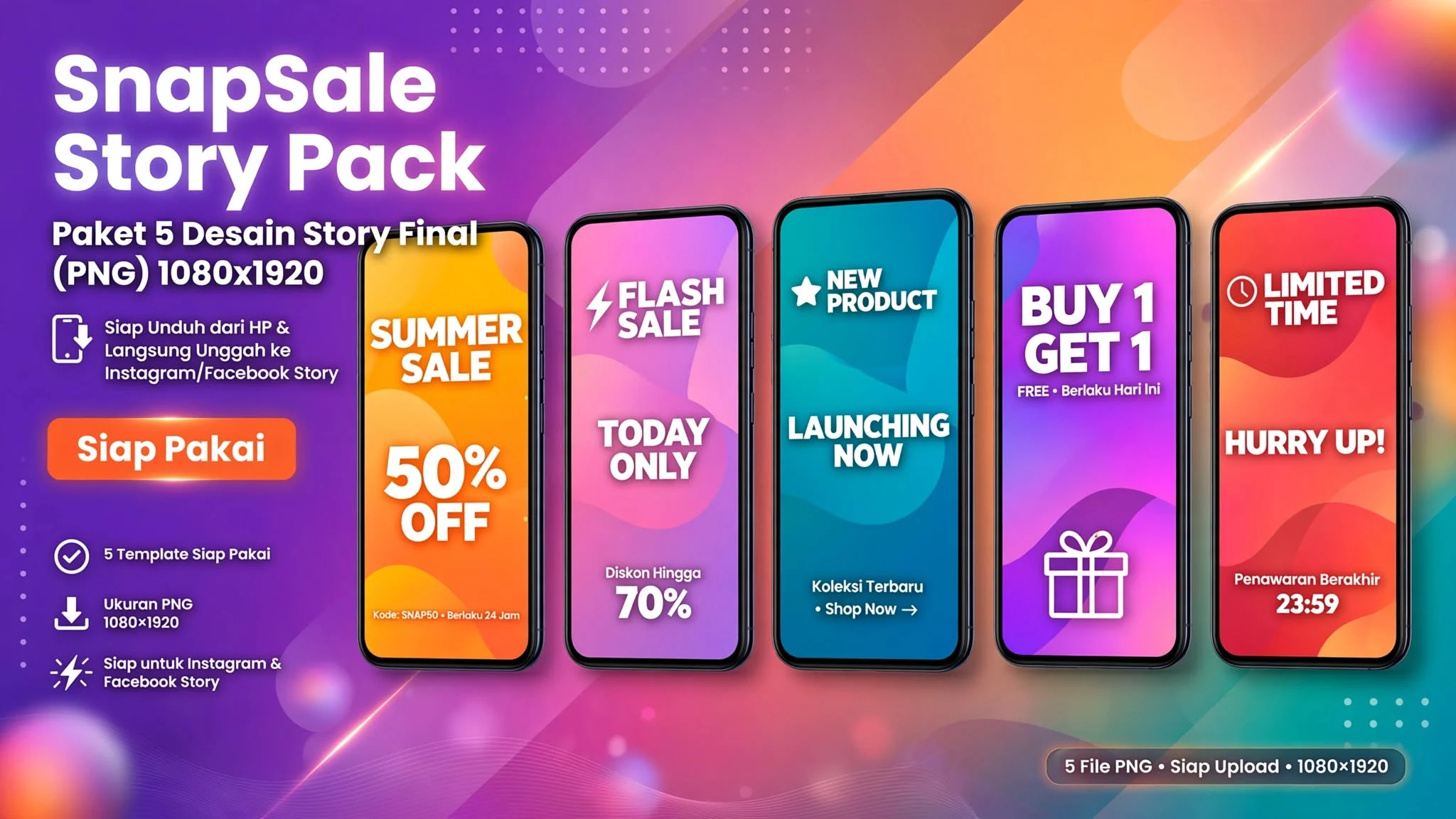 SnapSale Story Pack