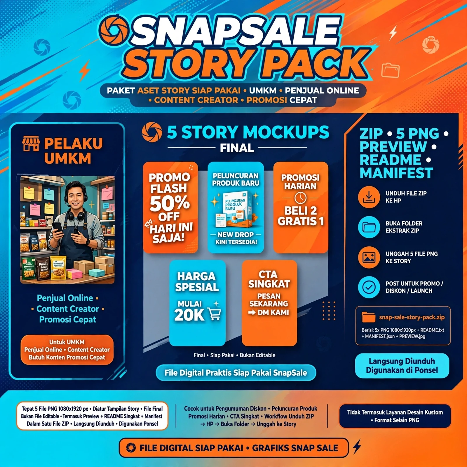 SnapSale Story Pack