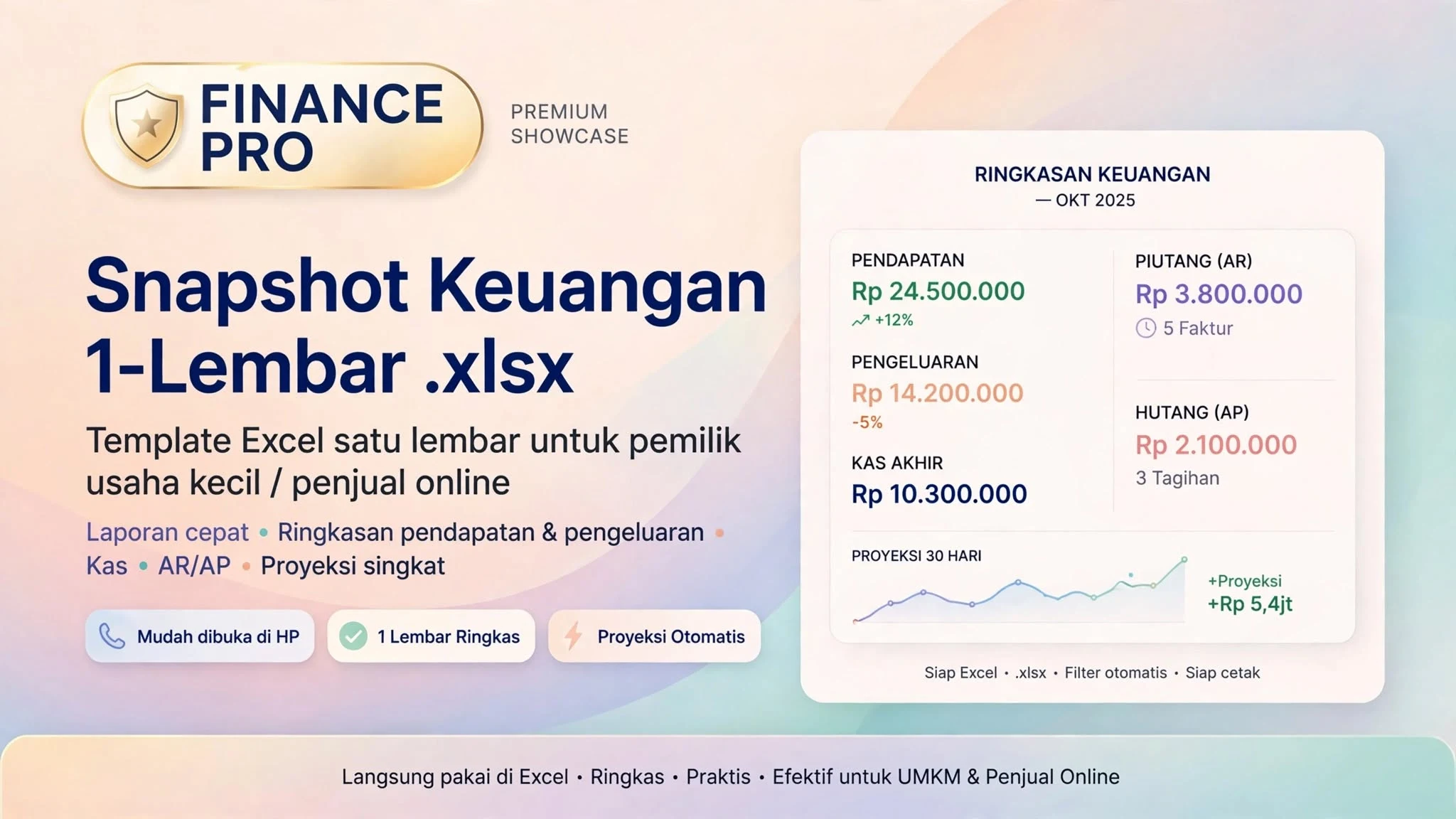 Snapshot Keuangan 1-Lembar (.xlsx)
