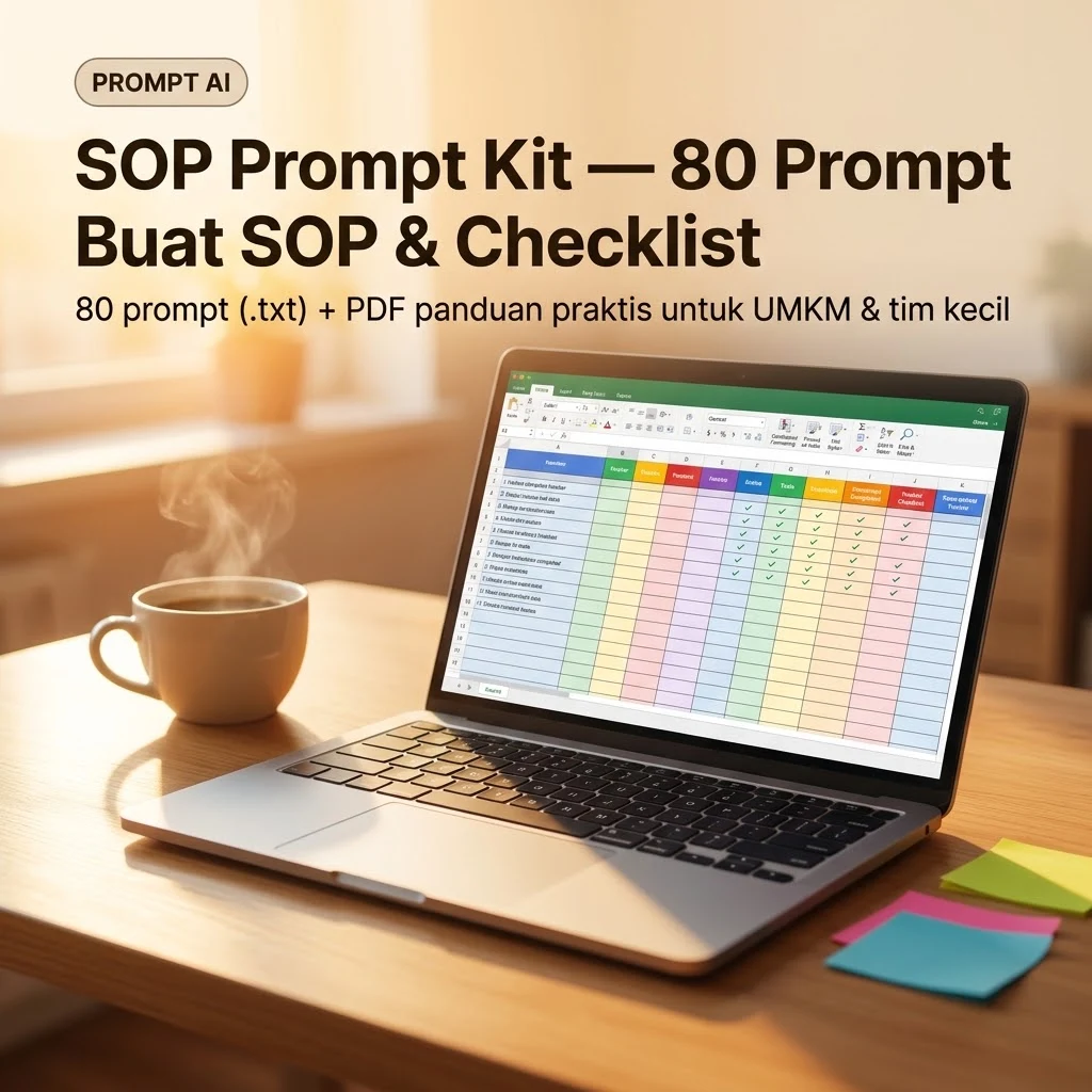 SOP Prompt Kit — 80 Prompt Buat SOP & Checklist