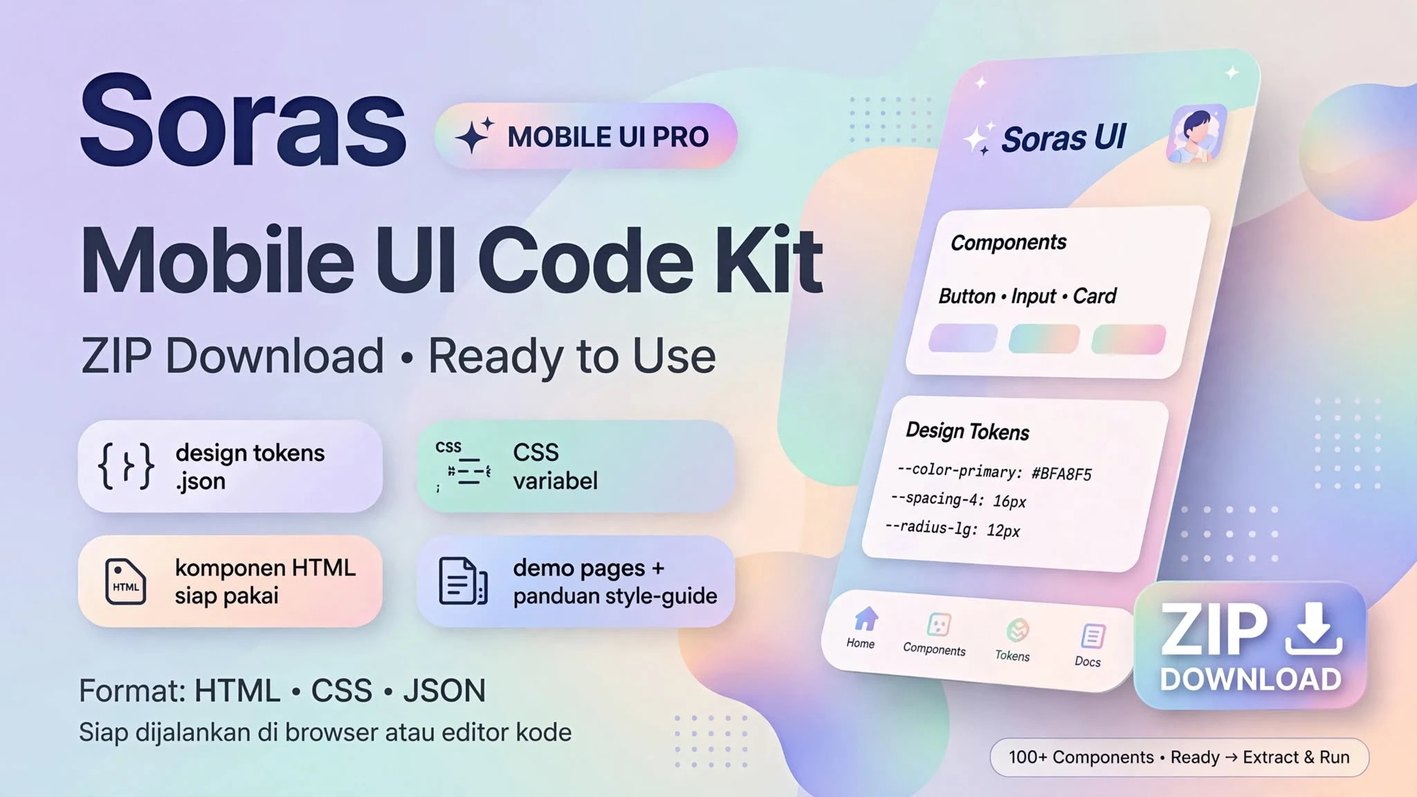 Soras Mobile UI Code Kit