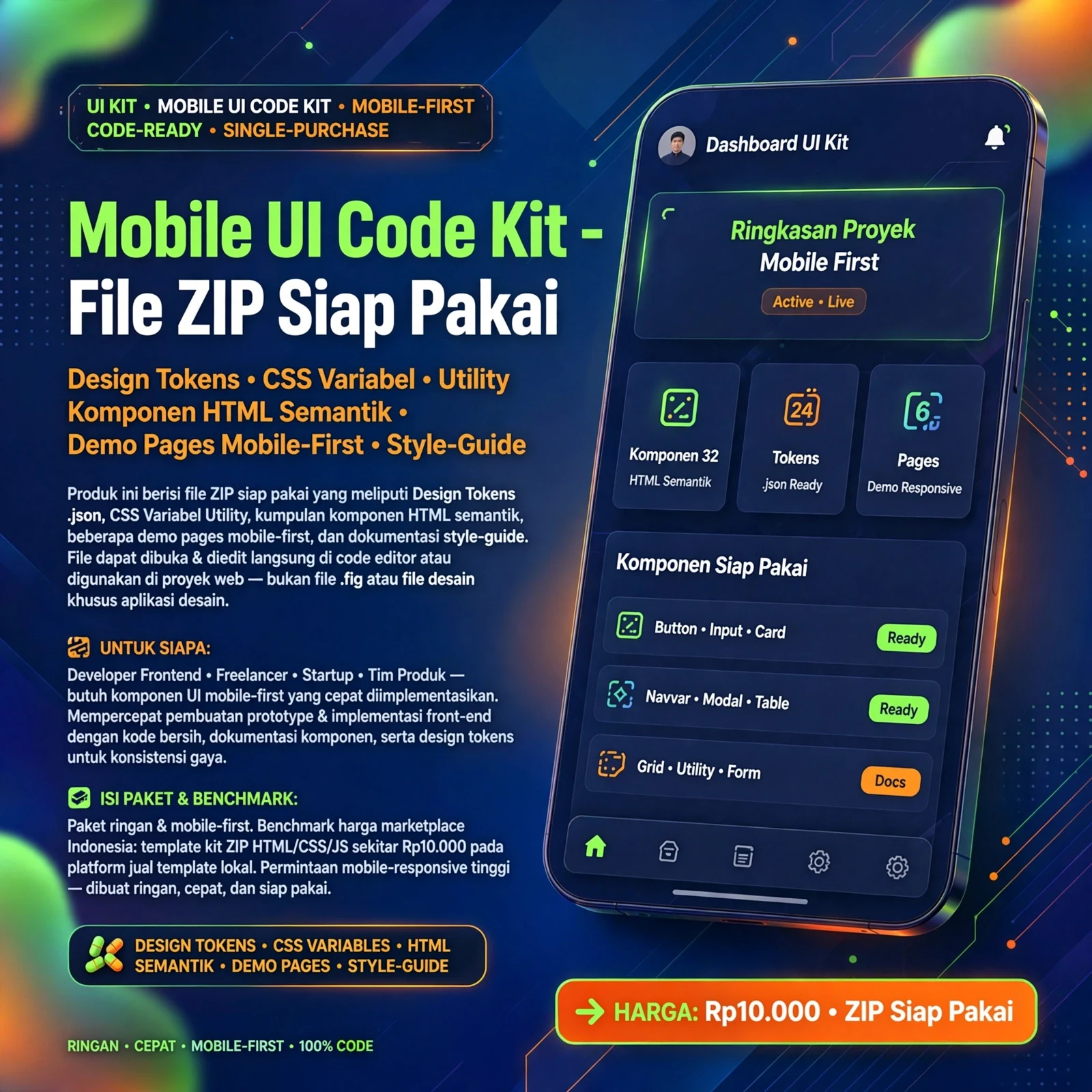 Soras Mobile UI Code Kit