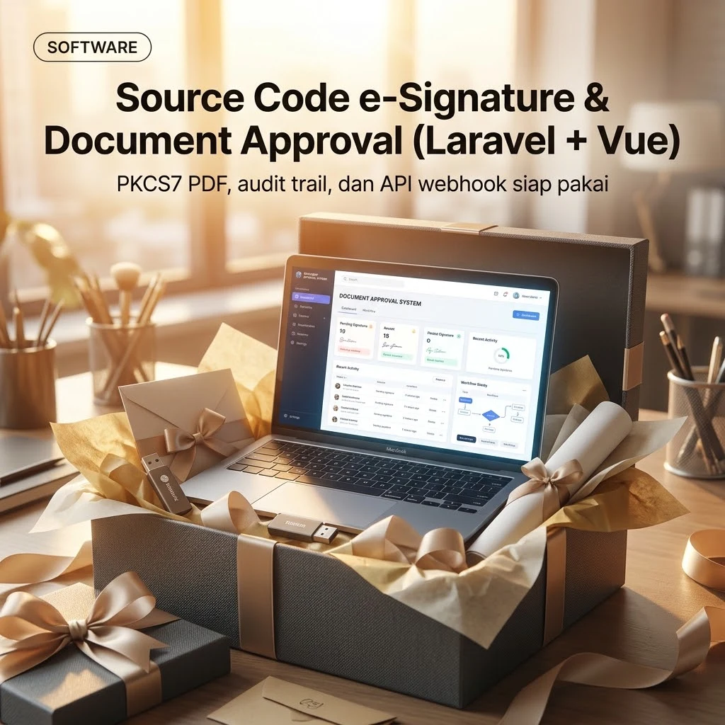 Source Code e-Signature & Document Approval (Laravel + Vue)