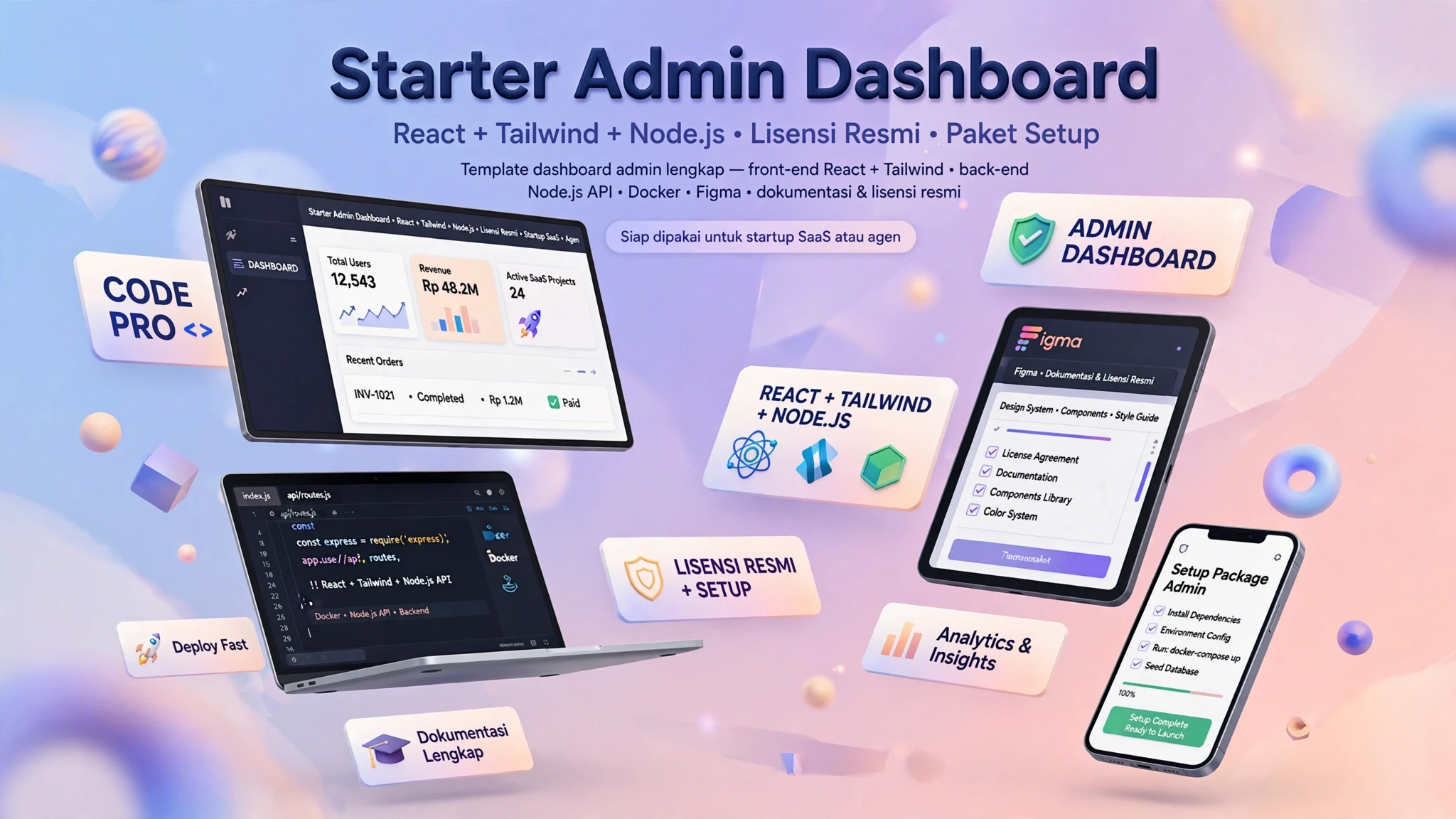 Starter Admin Dashboard
