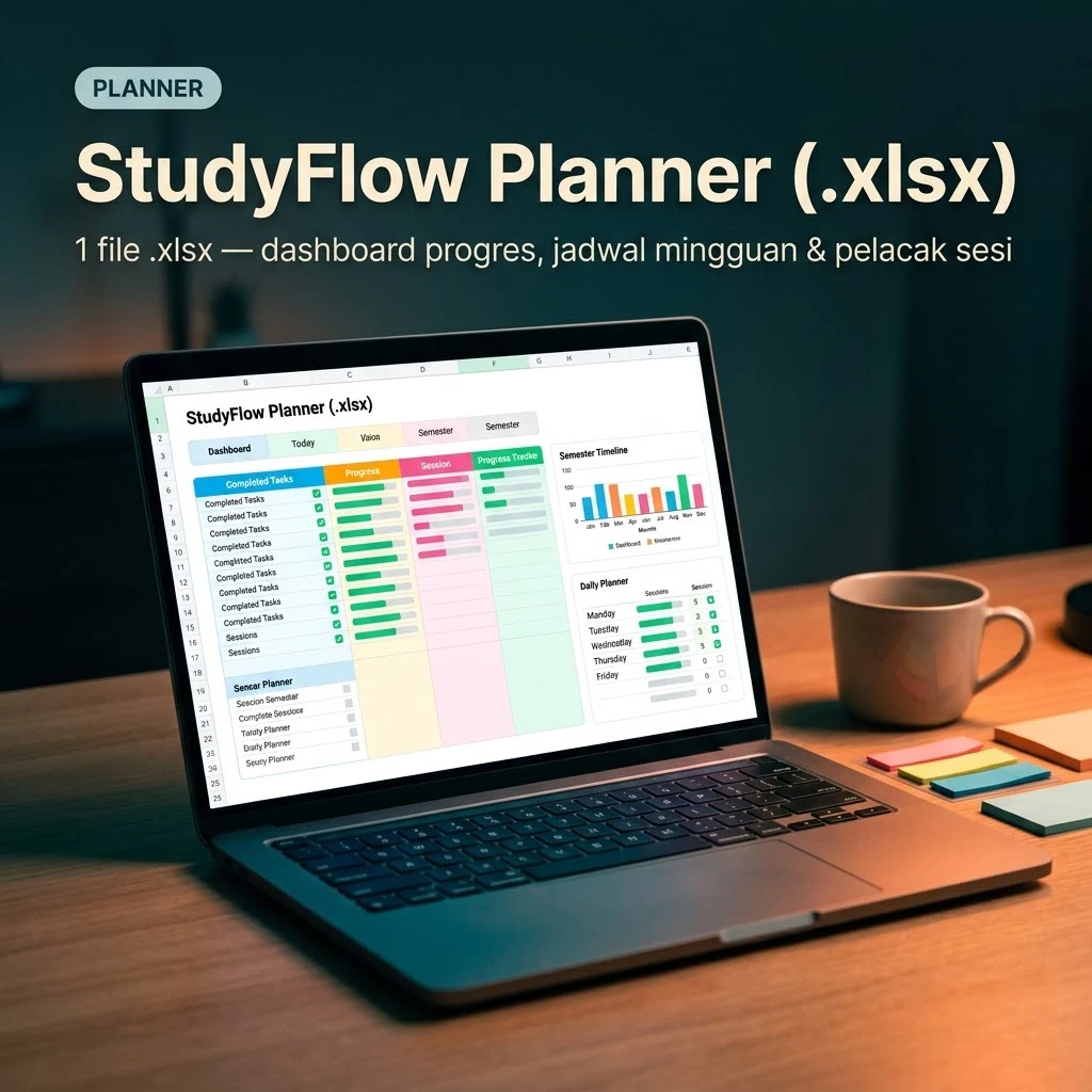 StudyFlow Planner (.xlsx)