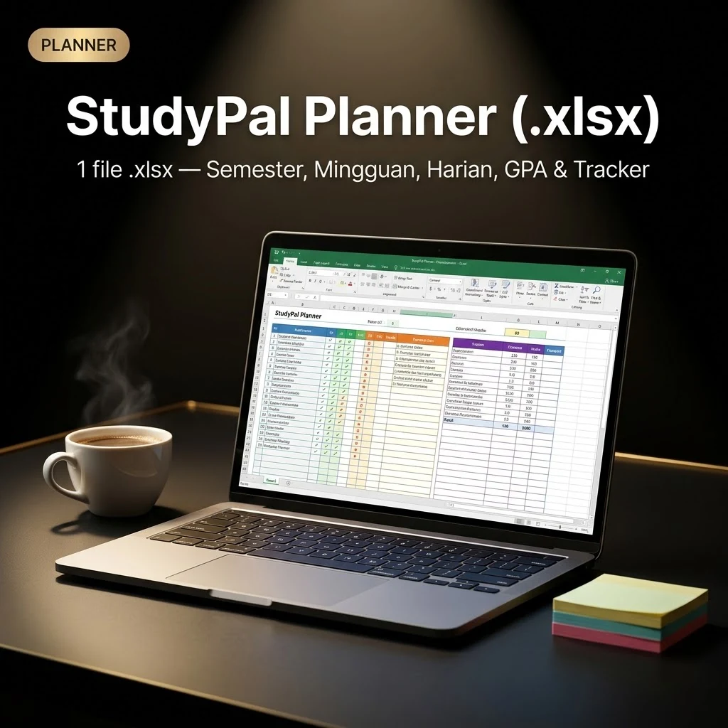 StudyPal Planner (.xlsx)
