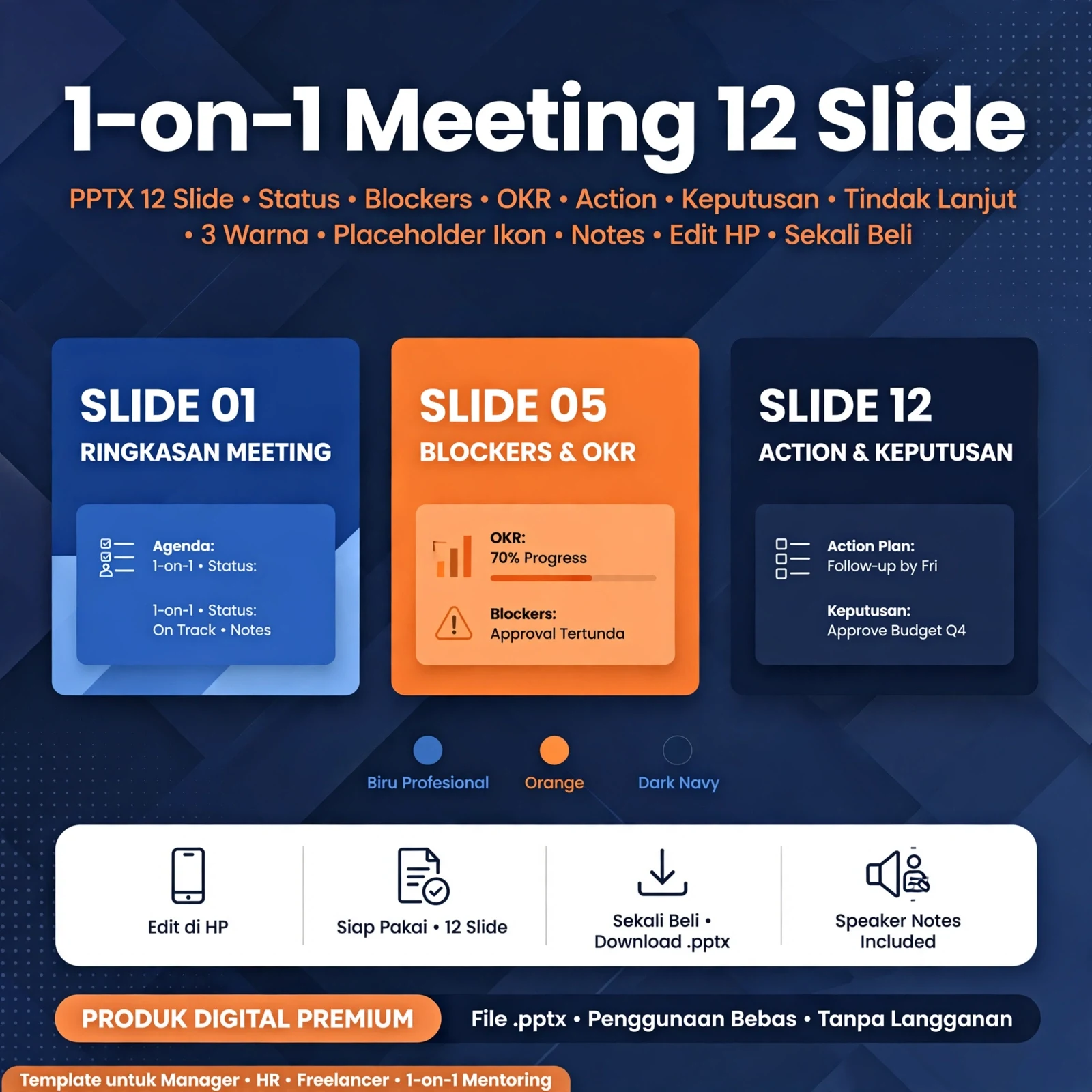 Template 1‑on‑1 Meeting