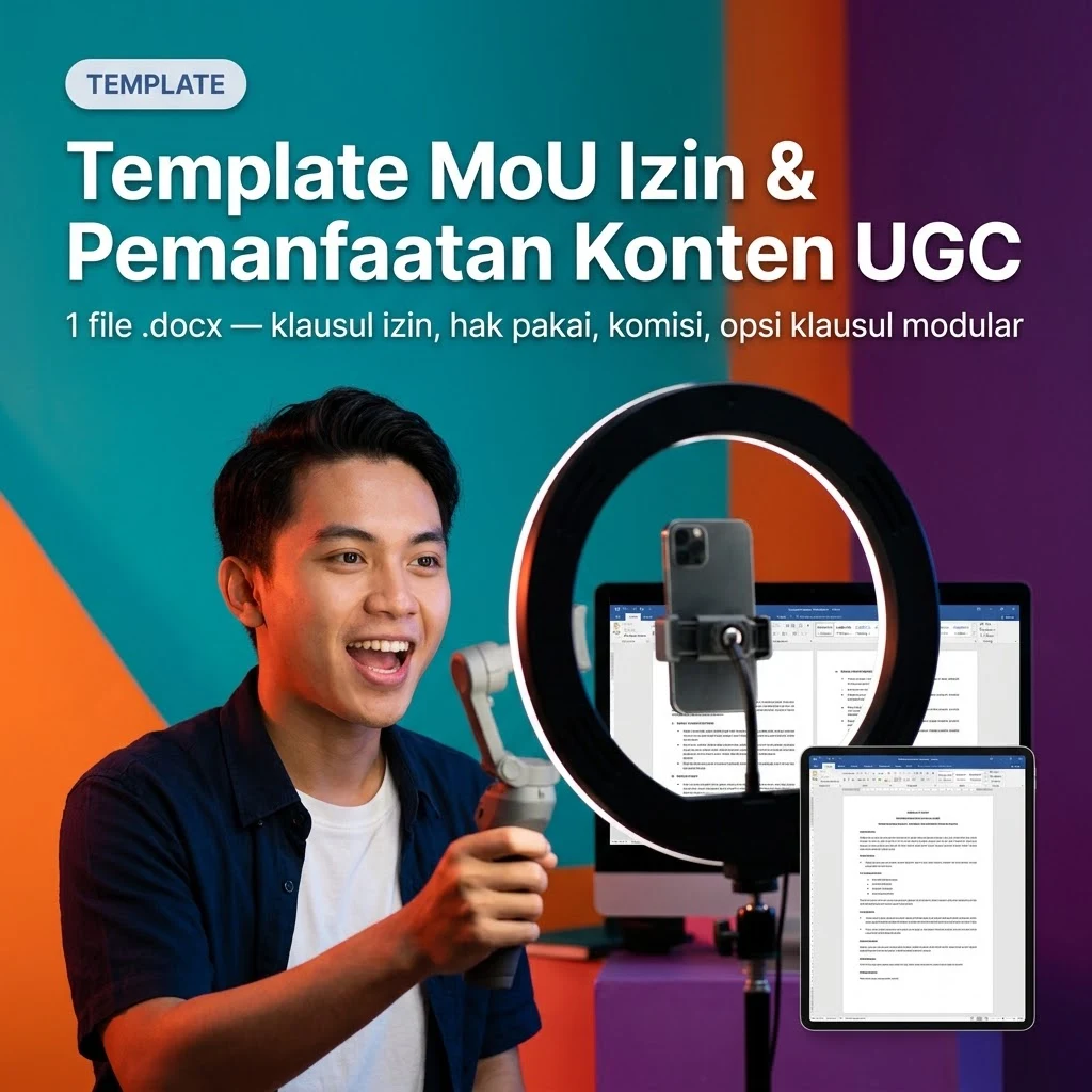 Template MoU Izin & Pemanfaatan Konten UGC