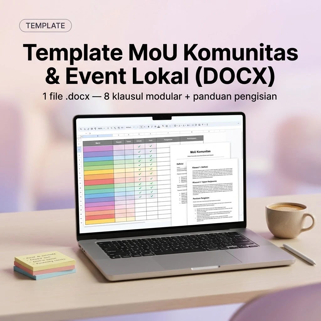 Template MoU Komunitas & Event Lokal (DOCX)