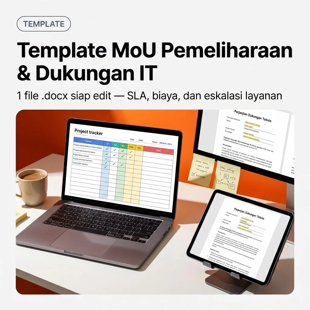 Template MoU Pemeliharaan & Dukungan IT