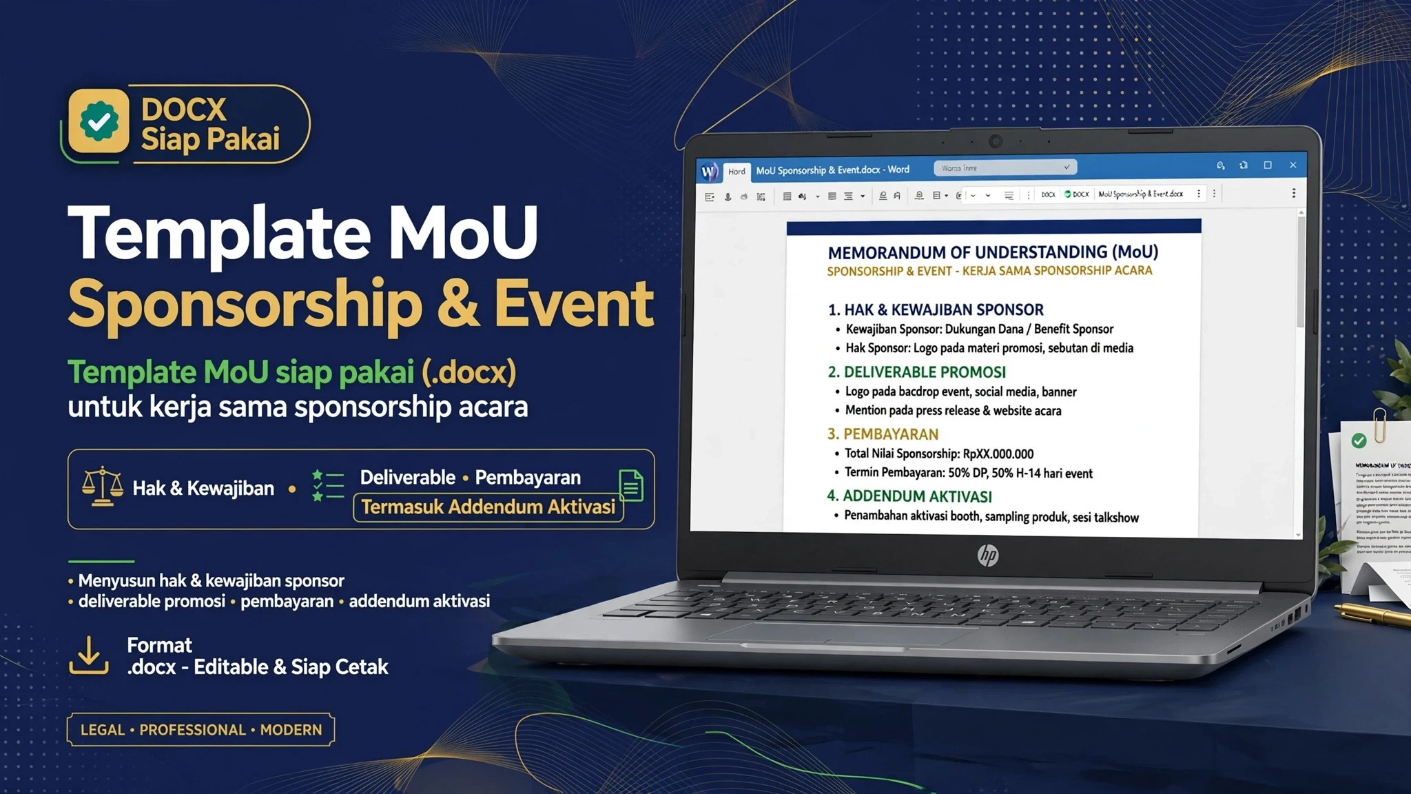 Template MoU Sponsorship & Event
