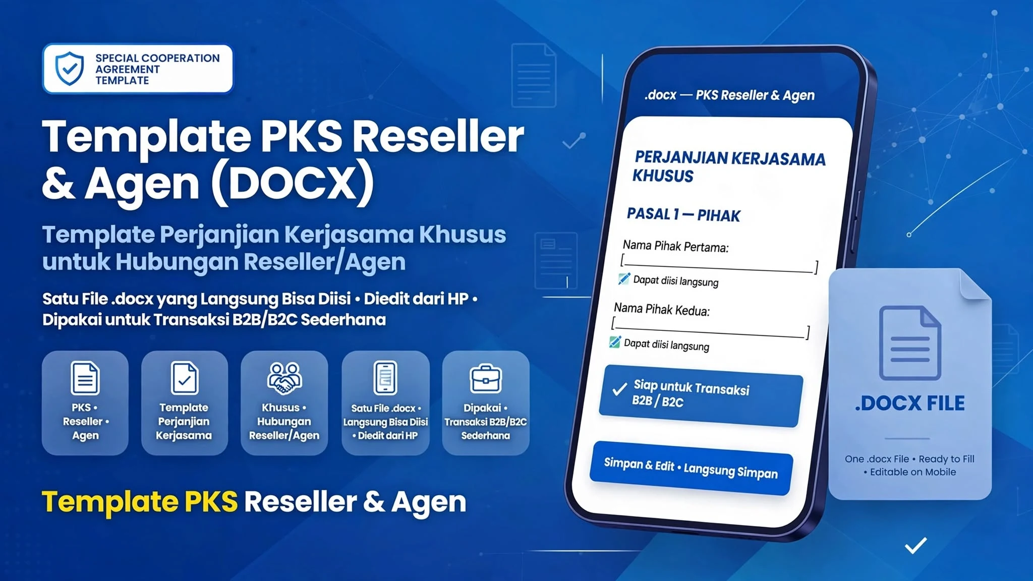 Template PKS Reseller & Agen (DOCX)