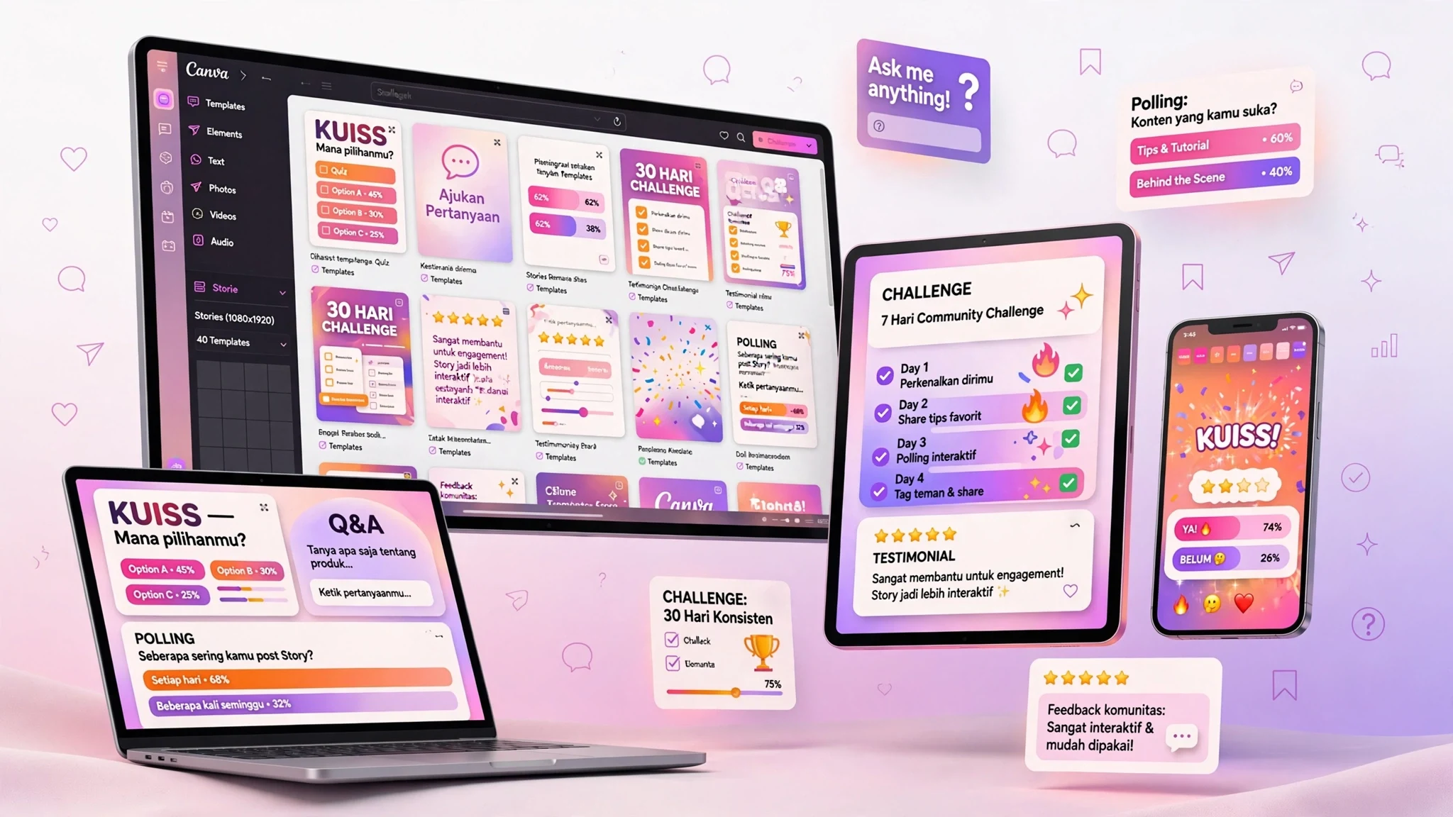 Template Story Canva