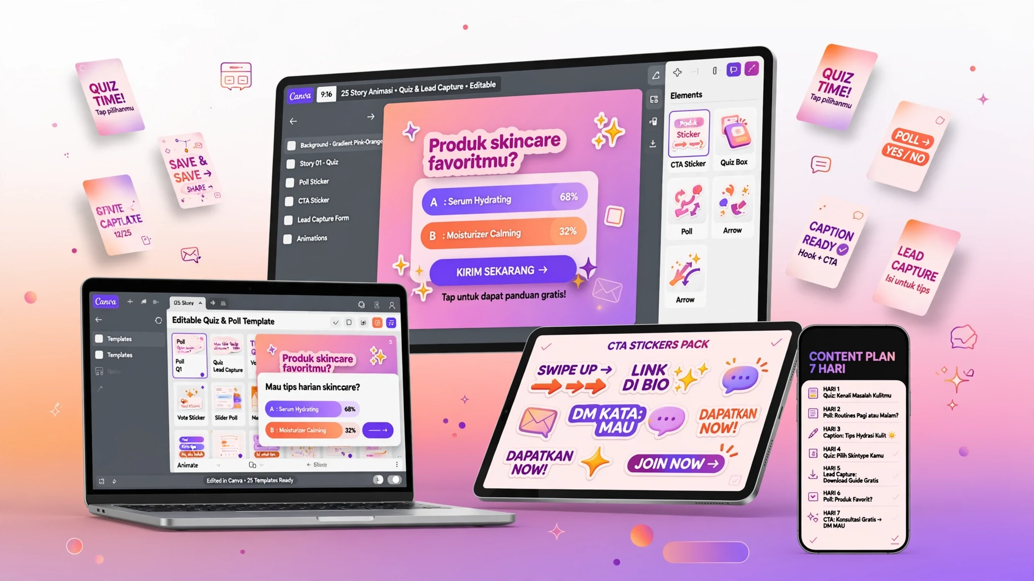 Template Story Canva