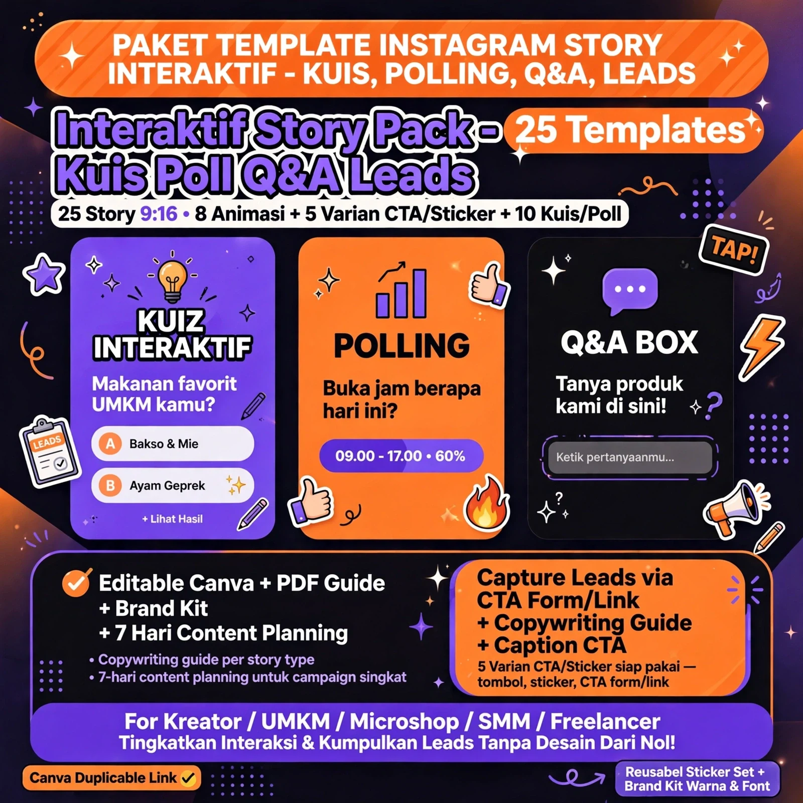 Template Story Canva