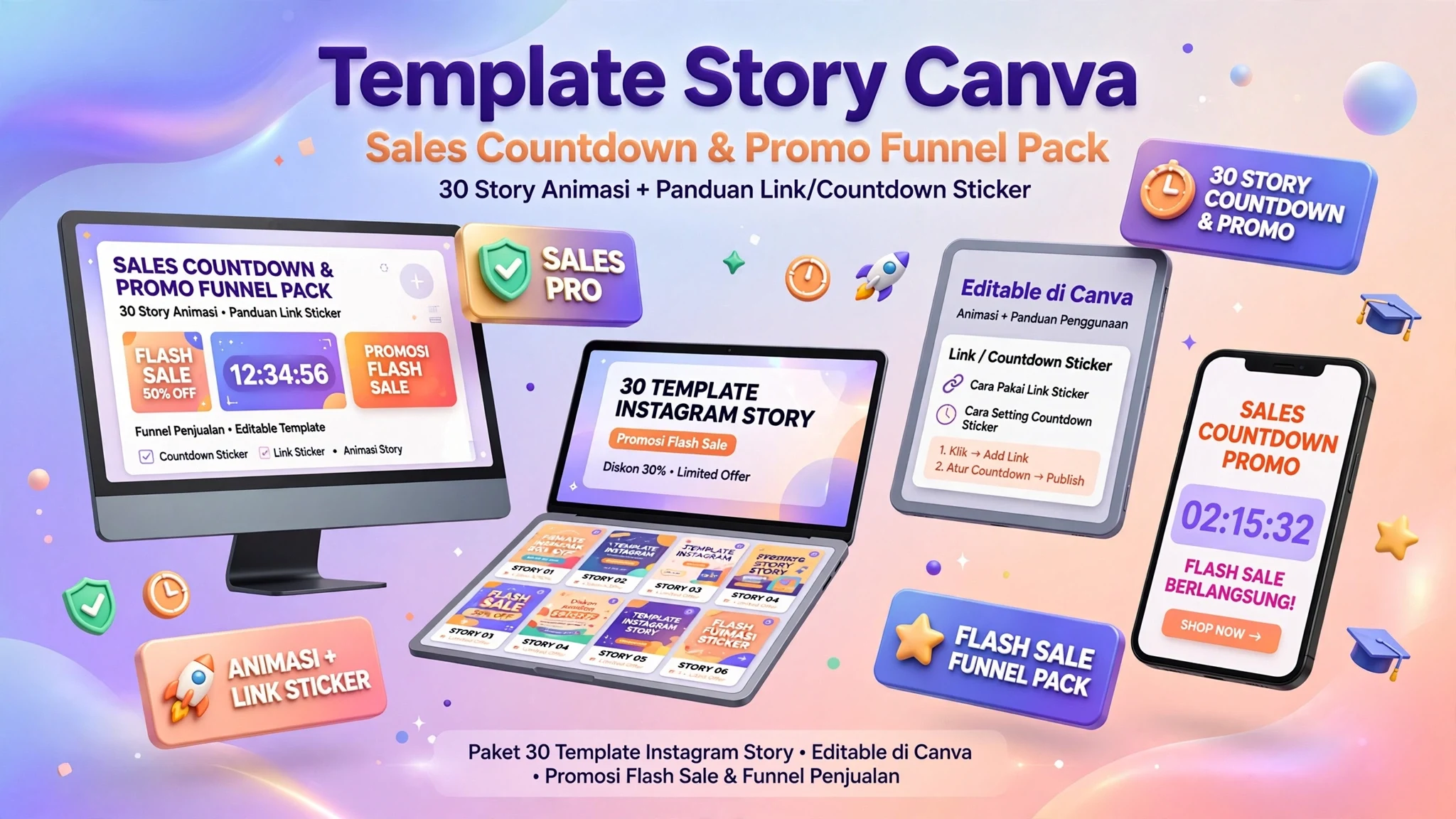 Template Story Canva