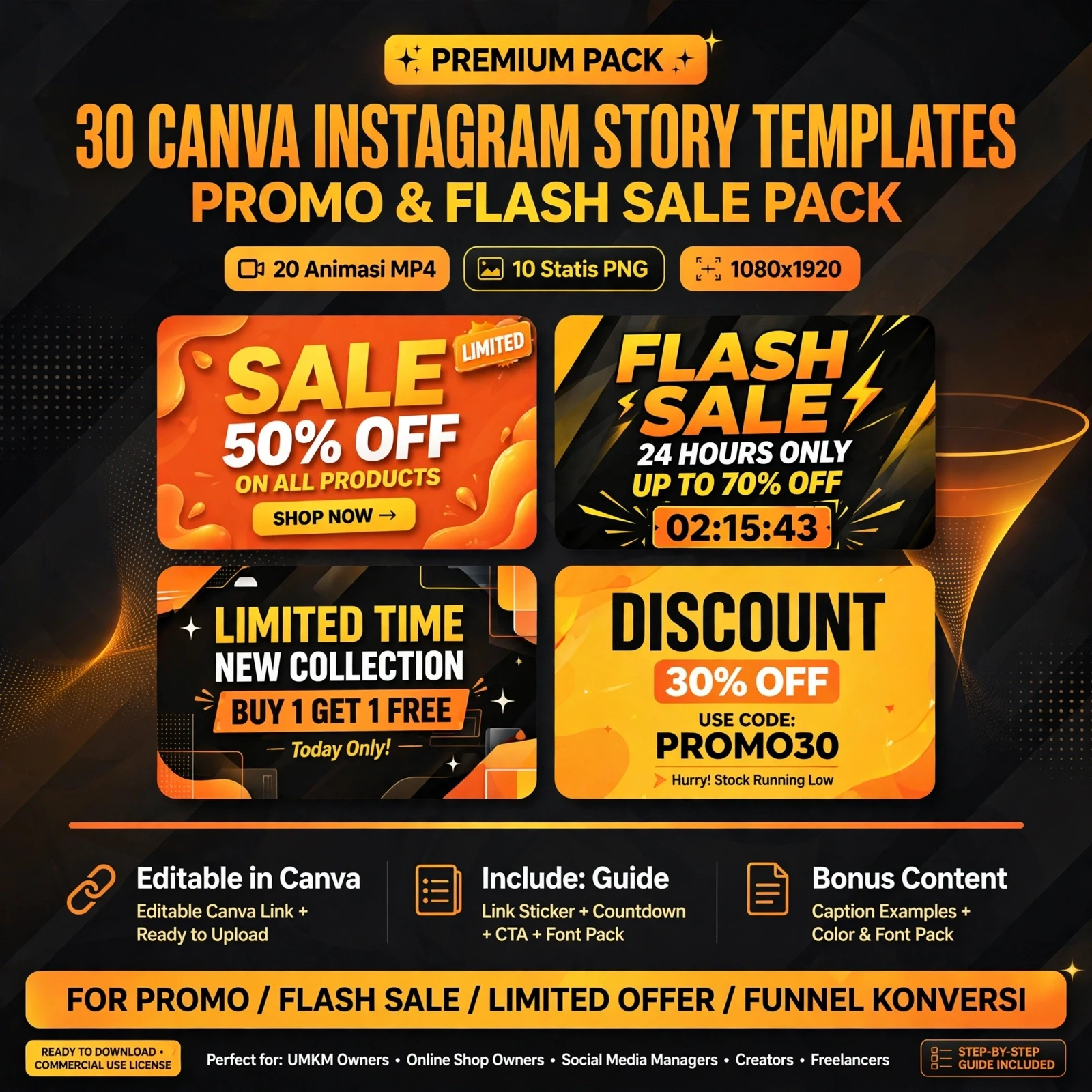 Template Story Canva