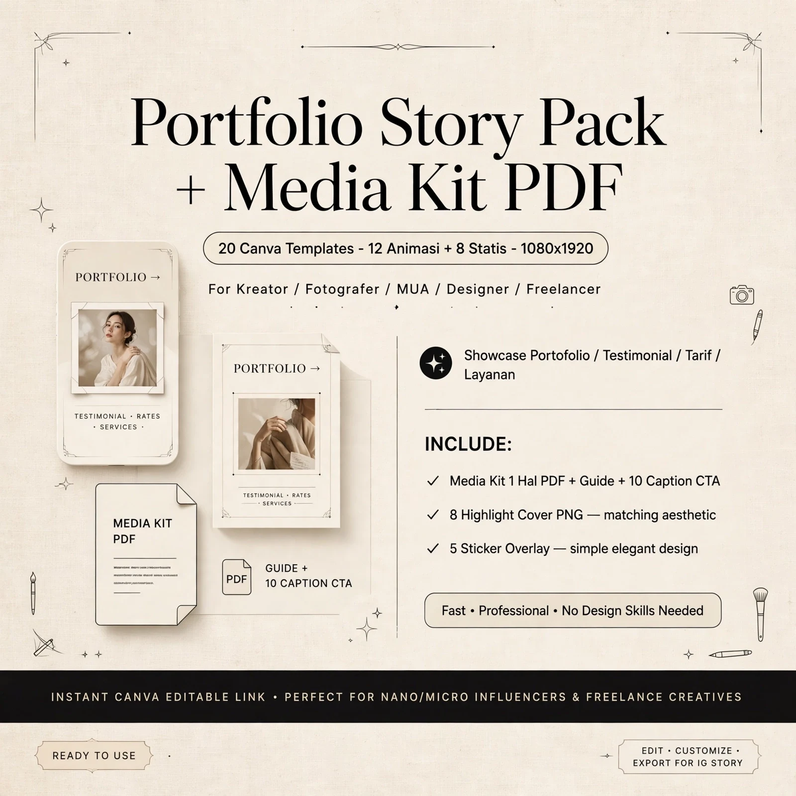 Template Story Canva