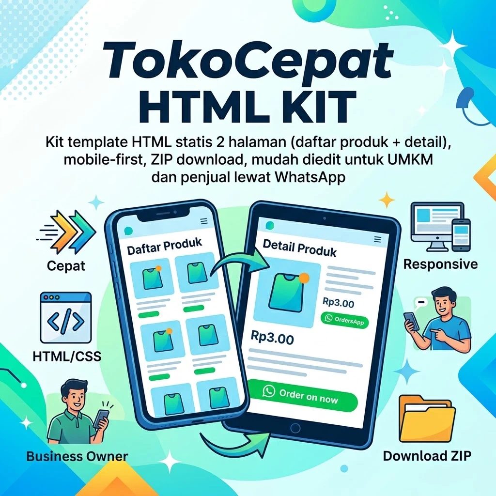 TokoCepat HTML Kit