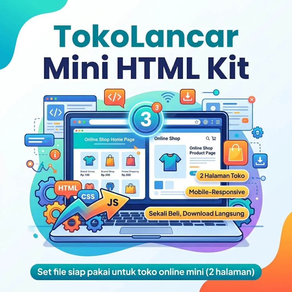 TokoLancar Mini HTML Kit