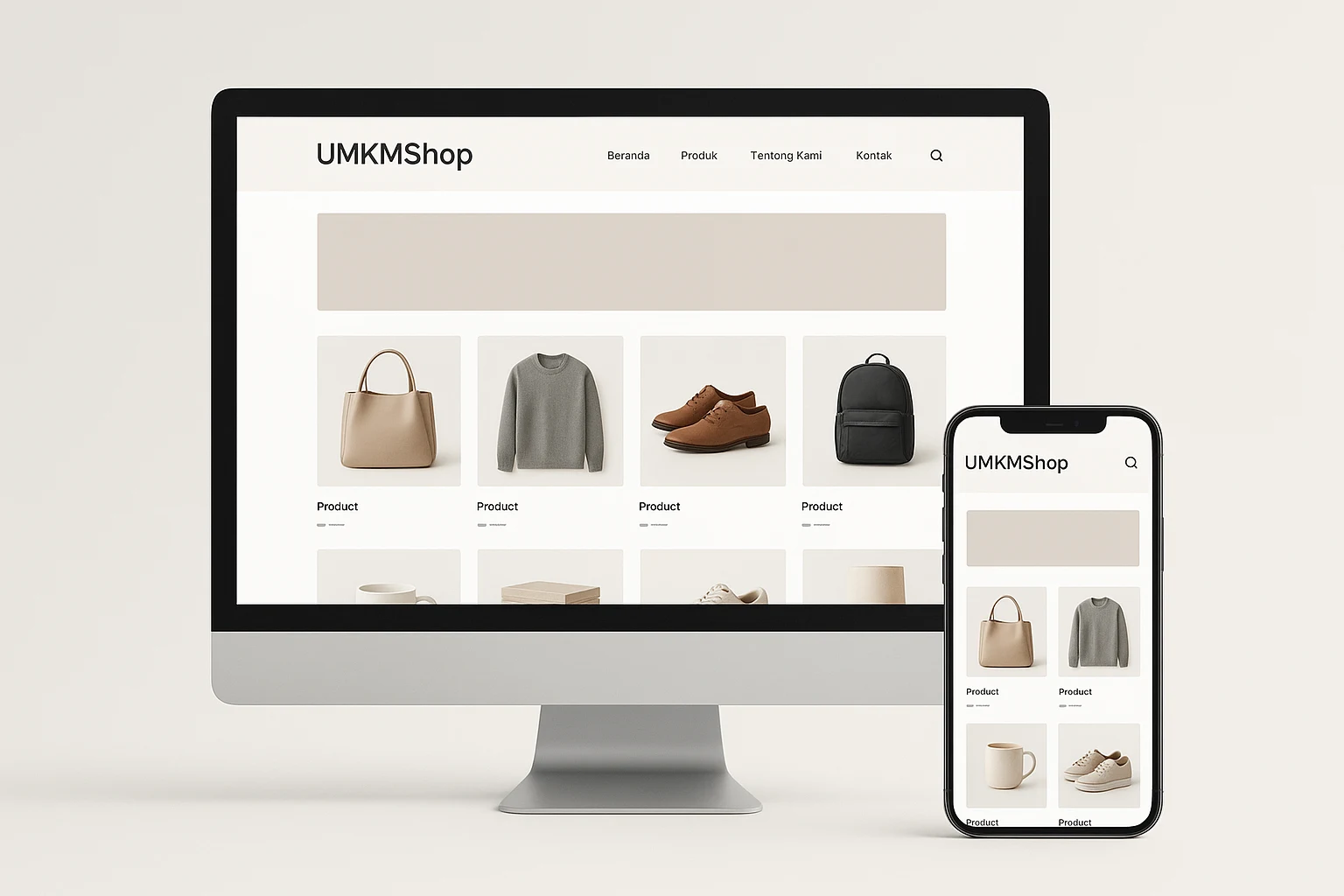 UMKMShop – Tema WordPress WooCommerce (Bahasa Indonesia) + Paket Setup Ringan