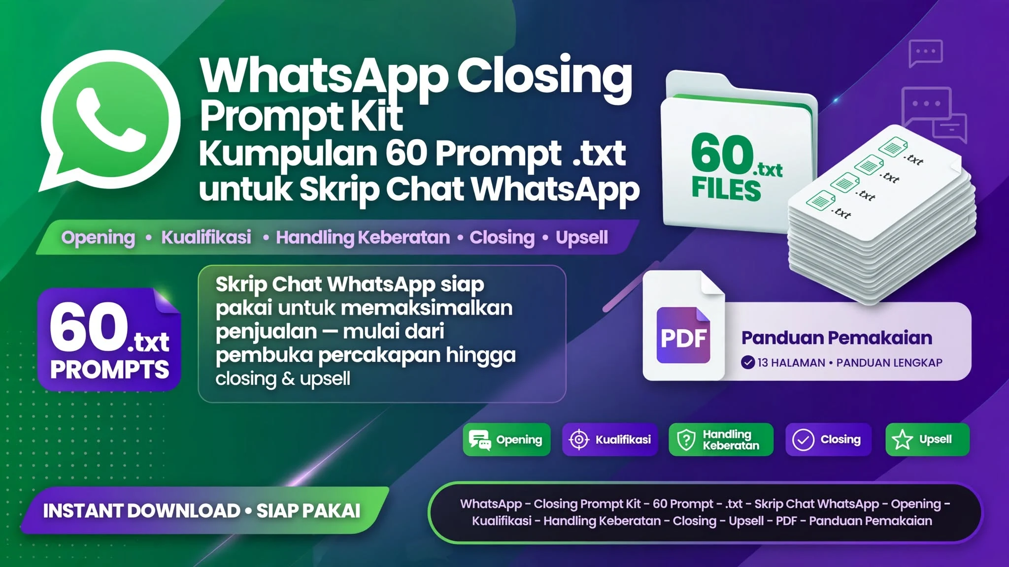 WhatsApp Closing Prompt Kit