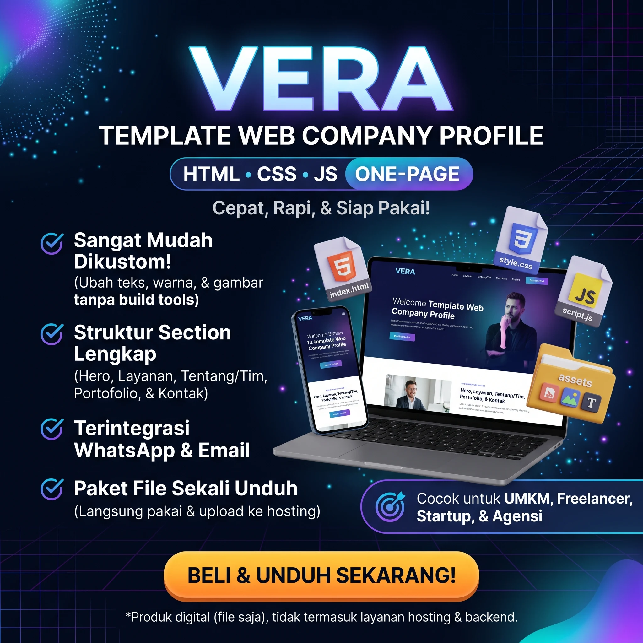 [WM-CP1633] Vera — Company Profile HTML Kit